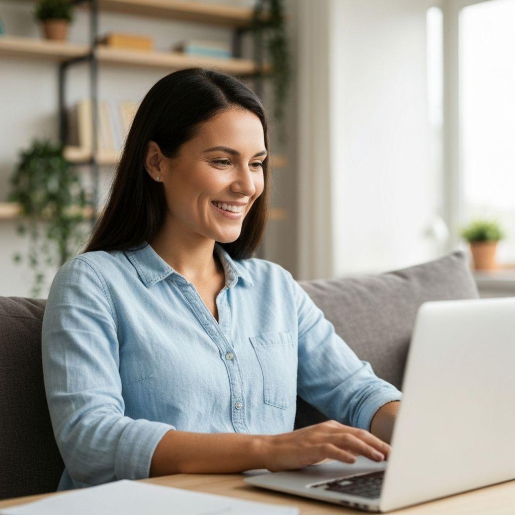 Parent reviewing child's learning progress on MindScout